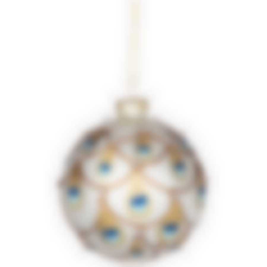 Елочное украшение шар коллекция Винтаж 8 см