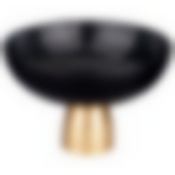 Блюдо на ножке Bohemia black d=24см h=15.5 см