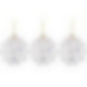 Набор шаров из 3 шт коллекция Блеск диаметр=8 см