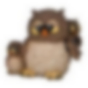 Фигурка Совята итри 10*7 см. высота=9 см. 