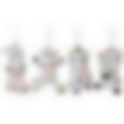 Комплект из 4-х изделий декоративных Веселые коровки 4*3,5*6,5 см. 