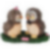 Фигурка Совята итри 12,5*6,5 см. высота=8 см. 