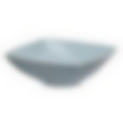 Салатник ф.Принц 600 мл Акварель квадратный светло-голубой Башкирский фарфор