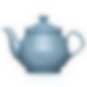 Чайник ф.Классик емк.600 см3 Акварель (голубой) 1 сорт