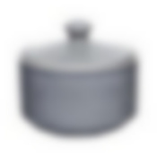 Сахарница ф.Практик емк.250 см3 Акварель (темно - серый) 2 сорт