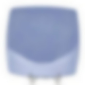 Тарелка квадратная ф.Принц 190 х190 мм Акварель васильковая Башкирский фарфор