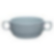 Чашка бульонная ф.Принц 380 мл Акварель светло-голубая Башкирский фарфор