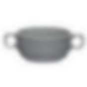 Чашка бульонная ф.Принц 380 мл Акварель свело-серая Башкирский фарфор