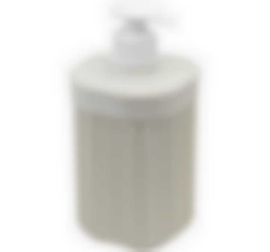 Диспенсер для мыла Вязание Белый ротанг