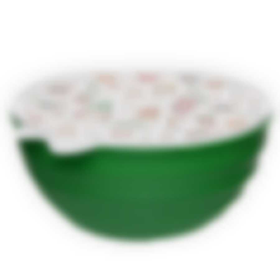 Миска с крышкой с декором 2,8л (Микс 1)