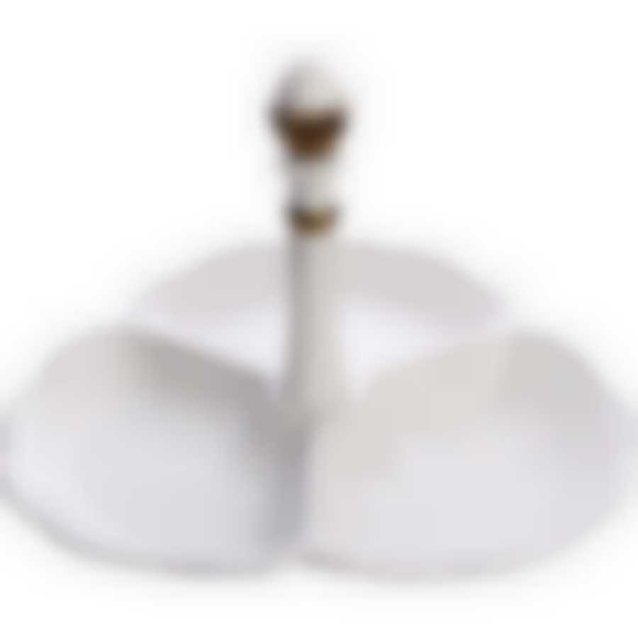 Менажница 28 см, 3 секции LR