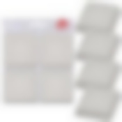 Антивибрационные подставки для стиральных машин и холодильников. 4 шт. (квадрат. бел.) Размер 6х6см NEW