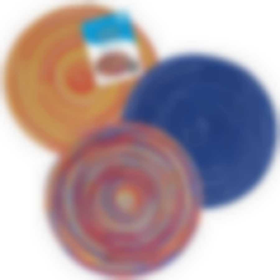 Салфетка сервировочная "Спираль". Диаметр 18 см. 3цв NEW