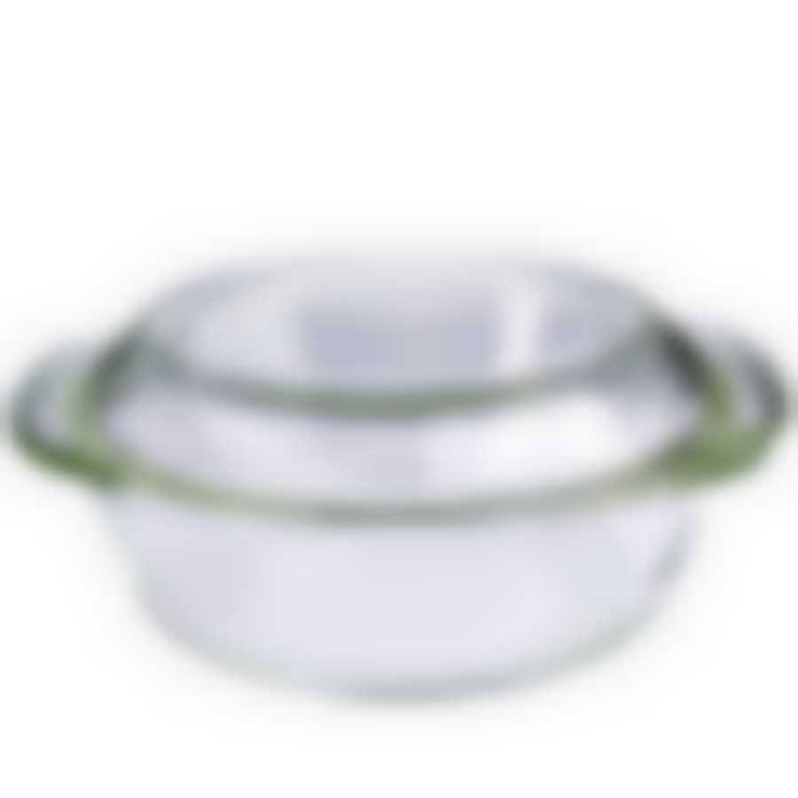 Кастрюля с крышкой стекло 1,5 л LR