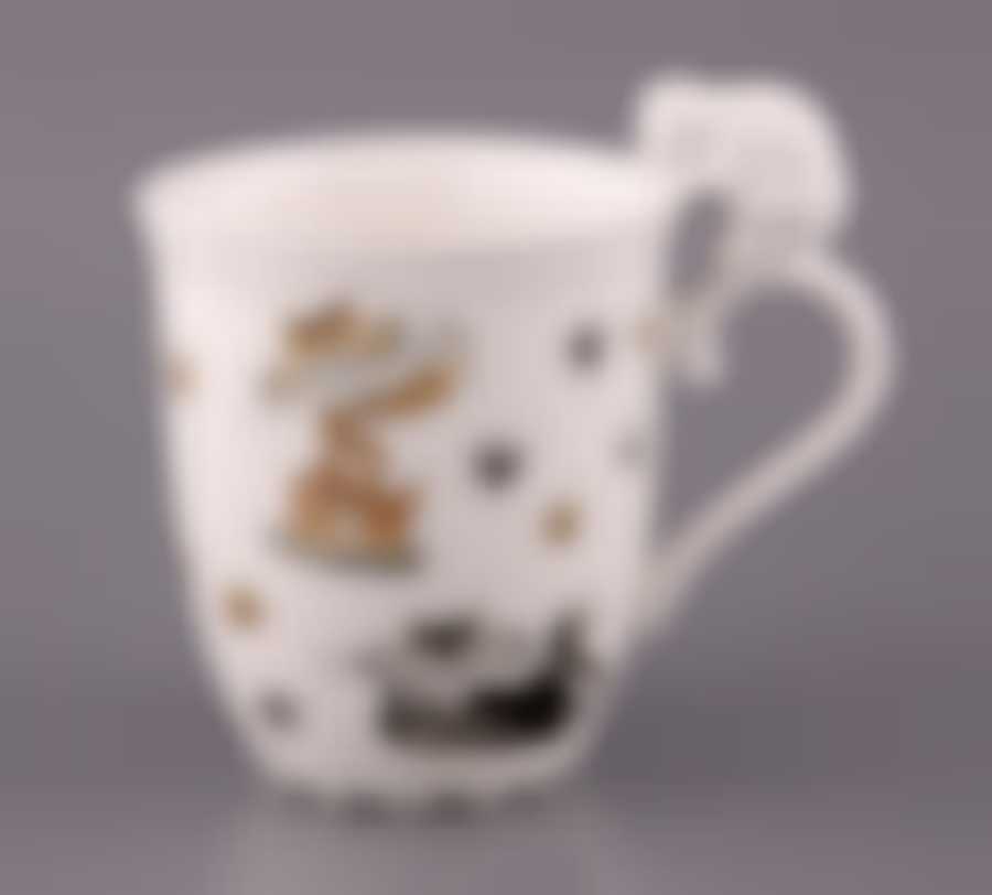 Кружка "Веселые друзья" 400 мл., высота =12 см.