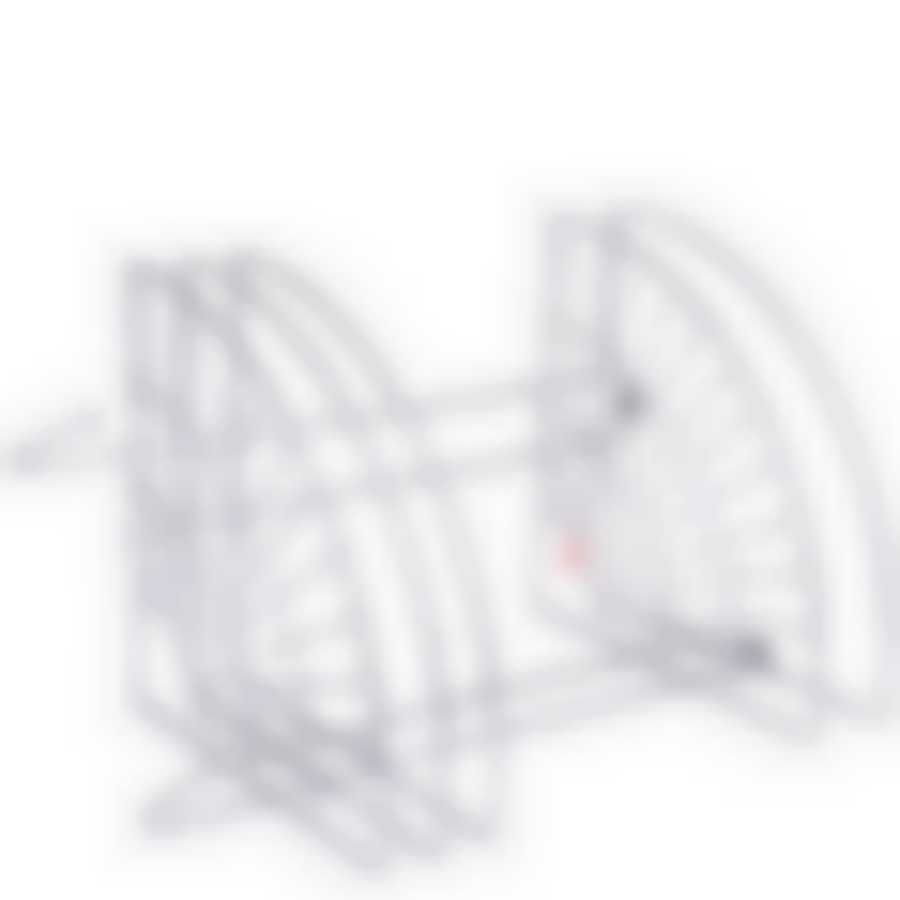 Полка угловая 2 секция хром МВ