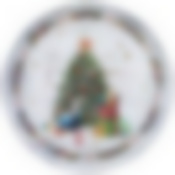 Поднос сервировочный agness Новый год 33*2,1 см