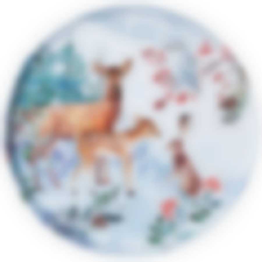 Поднос сервировочный agness Зимняя сказка 33*2,1 см