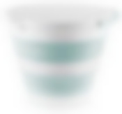 Ведро ФЛЕКС 10л складное  Морская волна