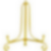 Комплект подставок для тарелок из 10 шт. высота=10 см металлическая цвет - золото