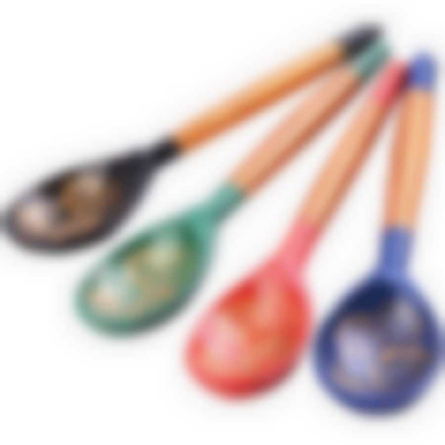 Ложка деревянная чайная Золотая кудрина