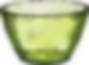 Салатник Флора 14 см. высота=10 см. зеленый без упаковки