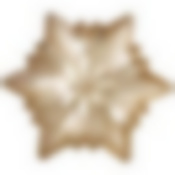 Блюдо Snowflake gold shiny 21см без упаковки 