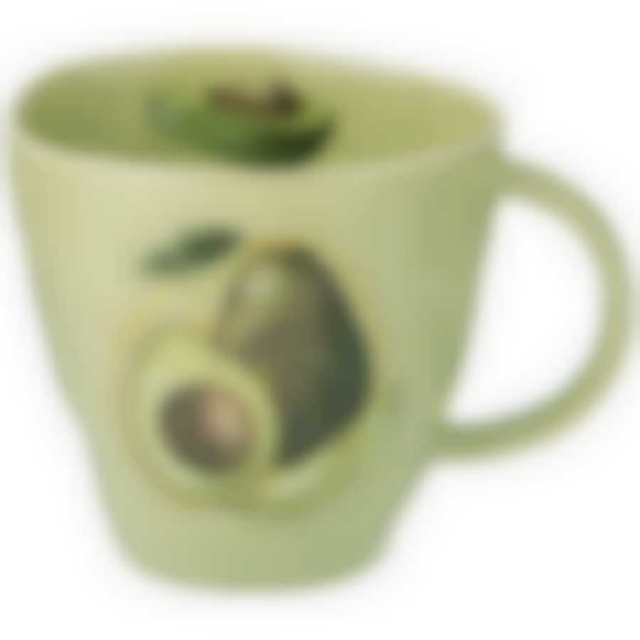 Кружка bronco Avocado 375 мл зелёная 