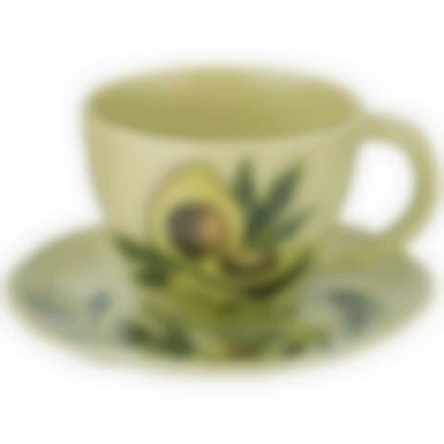 Чайная пара bronco Avocado 225 мл зелёная 