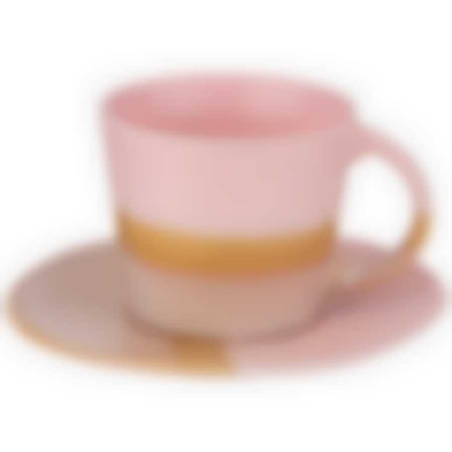 Кофейная пара bronco Sunset 150 мл розовая 