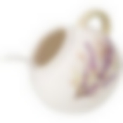 Солонка с ложкой Душа прованса 9,5*9,5 см. высота=10 см. / 170 мл. 