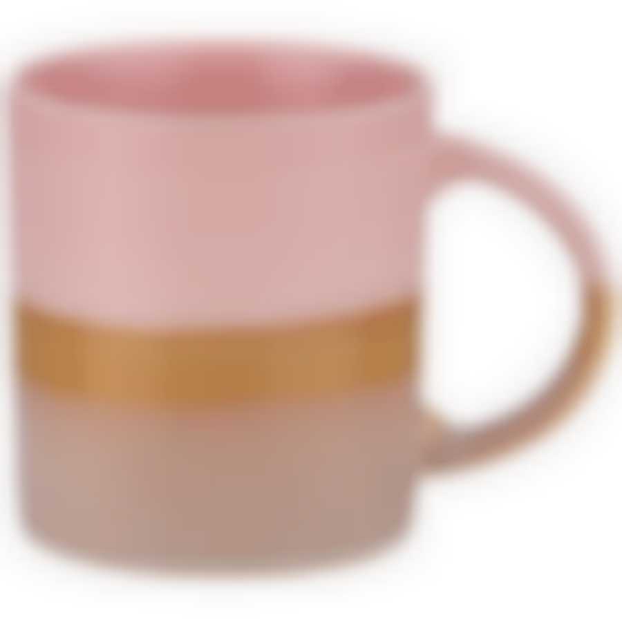 Кружка bronco Sunset 400 мл розовая 