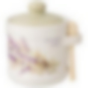 Емкость для сыпучих продуктов с ложкой Душа прованса 13*11 см. выоста=12 см / 300 мл 