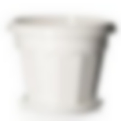 Горшок для цветов с поддоном "Гармония" (белый), объем 7 л