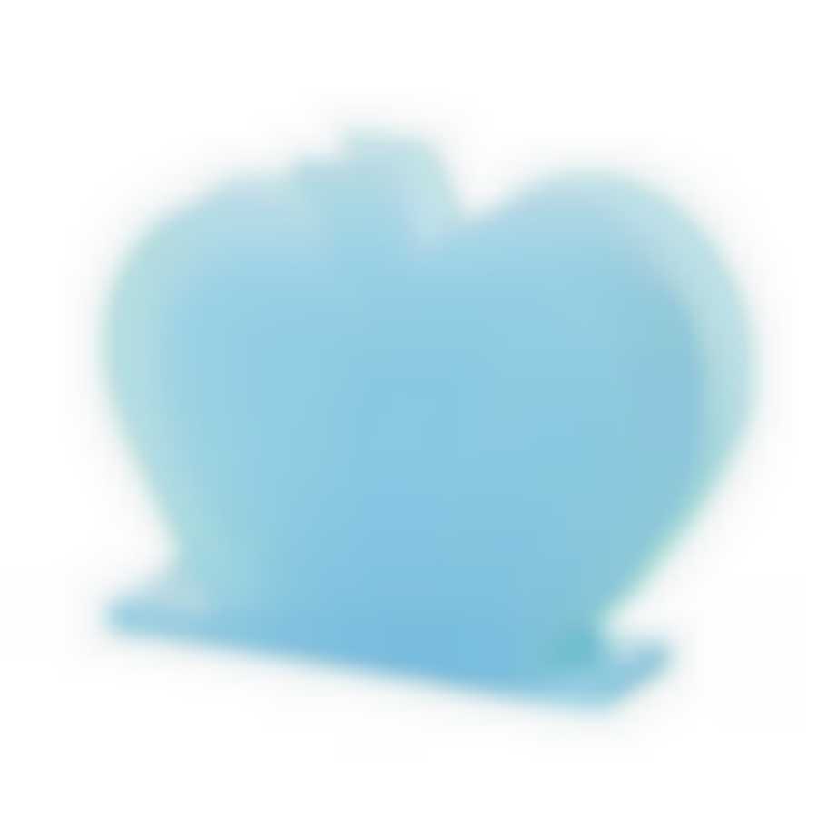 Салфетница "Яблочко" голубая