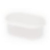 Емкость для СВЧ 1л овальная (белый)