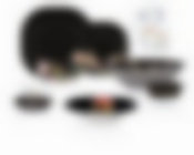 Набор столовый CARINA MINUET BLACK 44 предмета