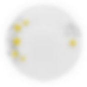 Тарелка обеденная IKATIUM YELLOW 25см