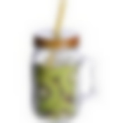 Кружка с крышкой и трубочкой 400мл