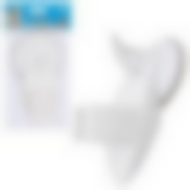 Держатель душевой лейки на присоске. Размер 7х13х6 см. NEW