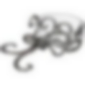 Фруктовница Осьминог 33*28*15 см. серия Dal mare 