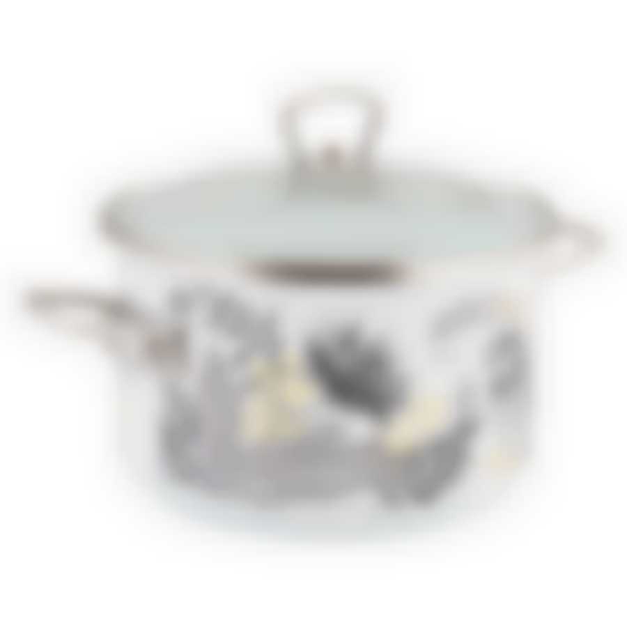 Кастрюля эмал цил Botany 5,5л TM Appetite 1SD225S