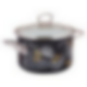 Кастрюля эмал цил Botany black 4,0л TM Appetite