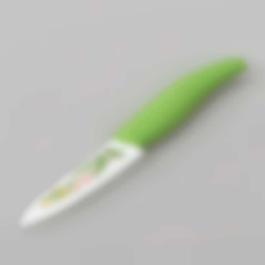 Нож с белым керамическим лезвием 10 см