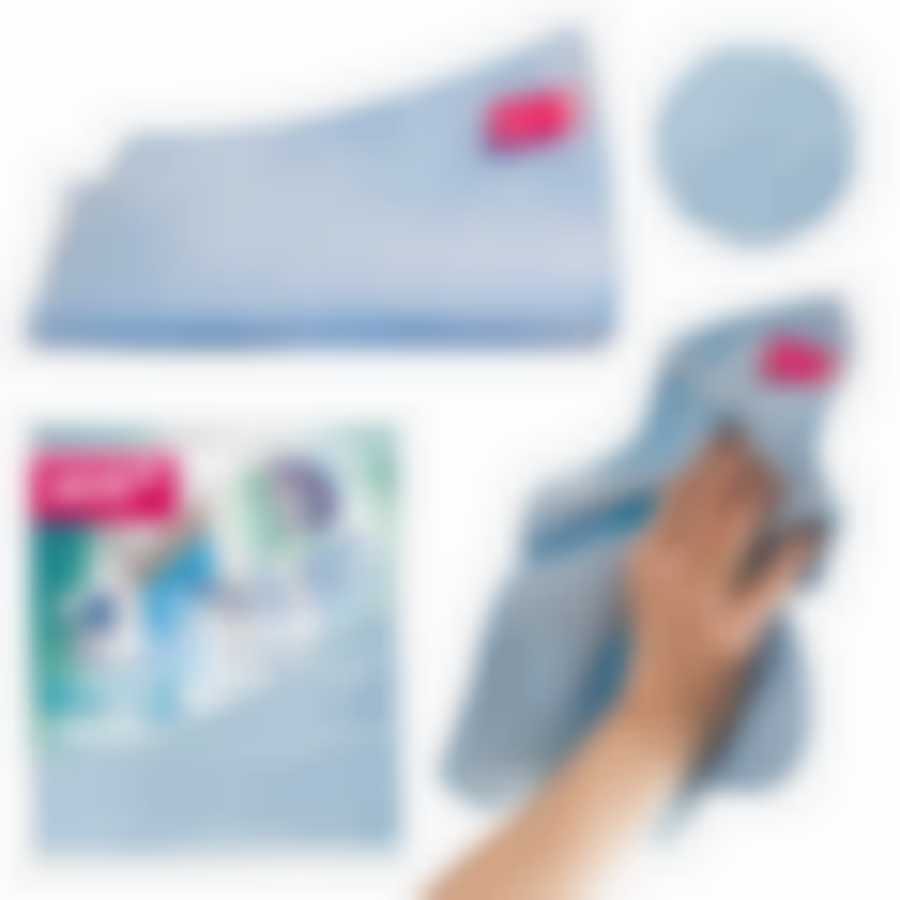 Салфетка из микрофибры для окон вафельная