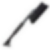 Щетка для снега Techno, съемный скребок для льда (черный)