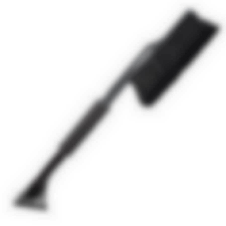 Щетка для снега Techno, съемный скребок для льда (черный)