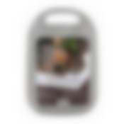 Доска разделочная, пластик, серая