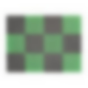 Коврик ТРАВКА 42*56см, черно-зеленый