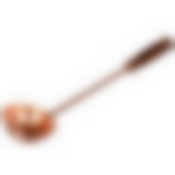 Ковш из меди 0,2 л, длина 45 см.